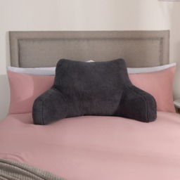 OHS Teddy Cuddle Cushion - Charcoal - thumbnail 2