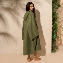 OHS Adult Towel Poncho - Khaki - thumbnail 3