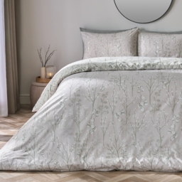 OHS Willow Branch Reversible Duvet Cover Set, Sage - Single - thumbnail 5