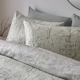 OHS Willow Branch Reversible Duvet Cover Set, Sage - Single - thumbnail 3