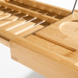 OHS Wooden Extendable Bath Rack - Natural - thumbnail 4