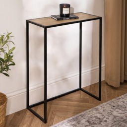 OHS Manhattan Rectangle Console Table - Natural Wood - thumbnail 2