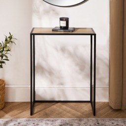 OHS Manhattan Rectangle Console Table - Natural Wood