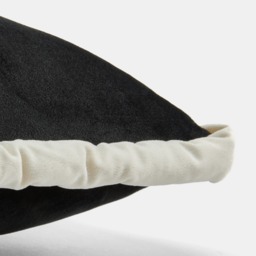 OHS Matte Velvet Jumbo Piped Edge Filled Cushion - Monochrome - thumbnail 5