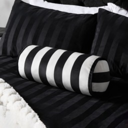 OHS Stripe Bolster Pillow  - Monochrome