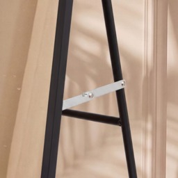 OHS Rectangle Full Length Free Standing Mirror, Black - 160cm - thumbnail 4