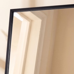 OHS Rectangle Full Length Free Standing Mirror, Black - 160cm - thumbnail 5