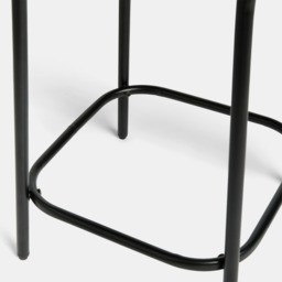 OHS Boucle Bar Stool - White - thumbnail 5