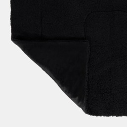 OHS Sherpa Soft Quilted Pet Blanket - Black - thumbnail 4