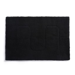 OHS Sherpa Soft Quilted Pet Blanket - Black - thumbnail 3