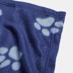 OHS Pet Paw Print Fleece Throw - Blue - thumbnail 3