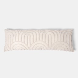 OHS Tufted Arches Bolster Pillow - Stone - thumbnail 4