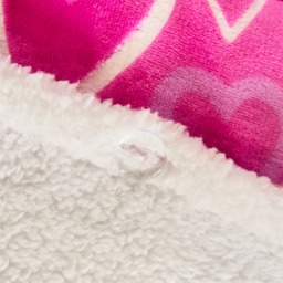 OHS Heart Printed Glow In The Dark Duvet Set, Pink - Double - thumbnail 5