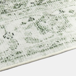 OHS Washable Vintage Printed Rug, Green - 120 x 170cm - thumbnail 2