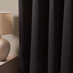 "OHS Eyelet Blackout Curtains - Black, 46"" X 72""" - thumbnail 4