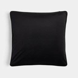 OHS Zebra Print Matte Velvet Cushion Covers, Black - 45 x 45cm - thumbnail 3