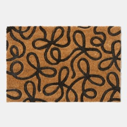 OHS Bow Embossed Coir Mat - Monochrome - thumbnail 2