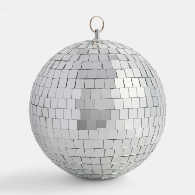 OHS XL Disco Ball Bauble - Silver - image 1