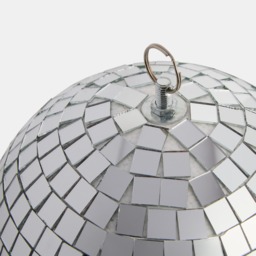 OHS XL Disco Ball Bauble - Silver - thumbnail 2