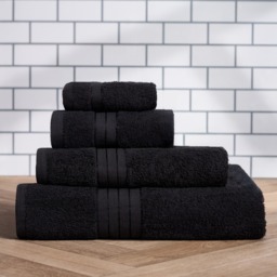 OHS 100% Cotton Face Cloth - Black