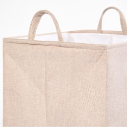 OHS Faux Linen Laundry Bag - Natural - thumbnail 4