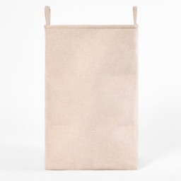 OHS Faux Linen Laundry Bag - Natural