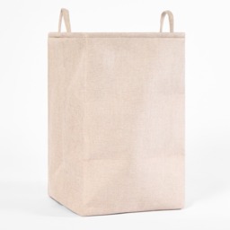 OHS Faux Linen Laundry Bag - Natural - thumbnail 2