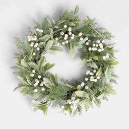 OHS White Berry Wreath - White - thumbnail 5