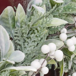OHS White Berry Wreath - White - thumbnail 3
