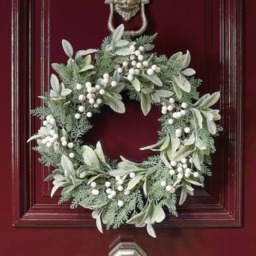 OHS White Berry Wreath - White - thumbnail 1