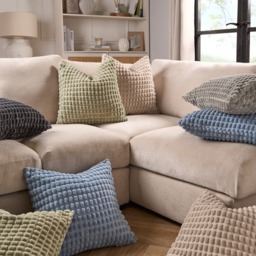 OHS 2 Pack Bobble Textured Cushion Covers, 45 x 45cm - Sage - thumbnail 3