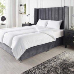 OHS Soft Like Down 15 Tog Duvet,  White  - Superking - thumbnail 3