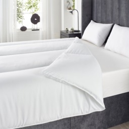 OHS Soft Like Down 15 Tog Duvet,  White  - Superking - thumbnail 2
