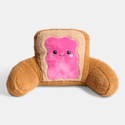 OHS Rosie The Jam Toast Cuddle Cushion - Hot Pink/Natural - thumbnail 4