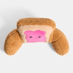 OHS Rosie The Jam Toast Cuddle Cushion - Hot Pink/Natural - thumbnail 5