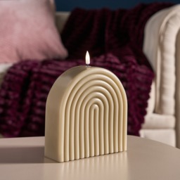 OHS LED Arches Candle - Natural