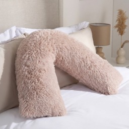 OHS Long Hair V Shape Pillow - Natural - thumbnail 1