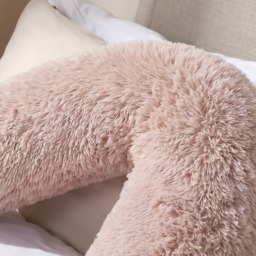 OHS Long Hair V Shape Pillow - Natural - thumbnail 2