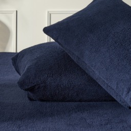 OHS Teddy Fleece Pillowcases - Navy - thumbnail 2