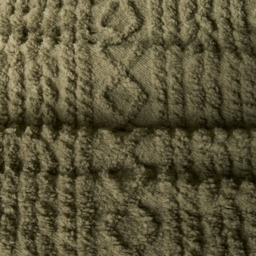 OHS Cable Knit Fleece Duvet Cover Set, Woodland Green - Double - thumbnail 5