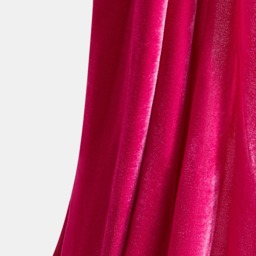 OHS Velvet Christmas Tree Bow - Hot Pink - thumbnail 3