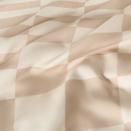 OHS Checkerboard Duvet Set, Stone - Double - thumbnail 4