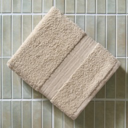 OHS 100% Cotton Bath Sheet, Beige - 1PC - thumbnail 4