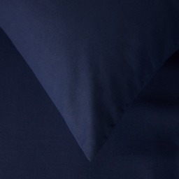 OHS 2 Pack Polycotton Housewife Pillowcases - Navy - thumbnail 2