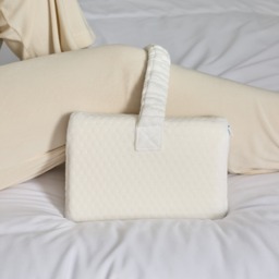 OHS Side Sleeper Wedge Knee Pillow - White - thumbnail 4