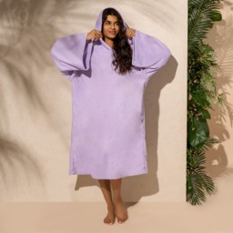 OHS Adult Towel Poncho - Lilac - thumbnail 2