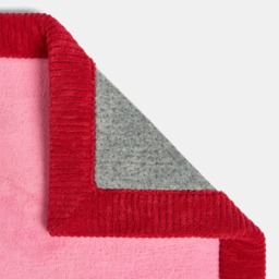OHS Contrast Border Rug, Pink/Red - 160 x 230cm - thumbnail 5