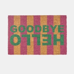 OHS Hello Goodbye Print Coir Mat - Multi - thumbnail 4