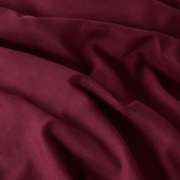 OHS Plain Duvet Cover Set, Burgundy - Double - thumbnail 3