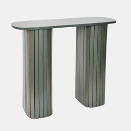 OHS Madison Ribbed Console Table - Woodland Green - thumbnail 3